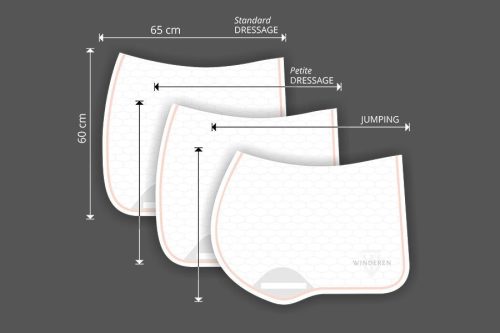 Winderen Díjlovas Nyeregalátét, Snowflake/Rose Gold