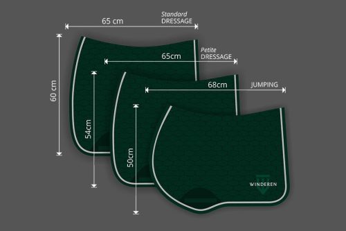 Winderen Ugró Nyeregalátét, Malachite/Silver