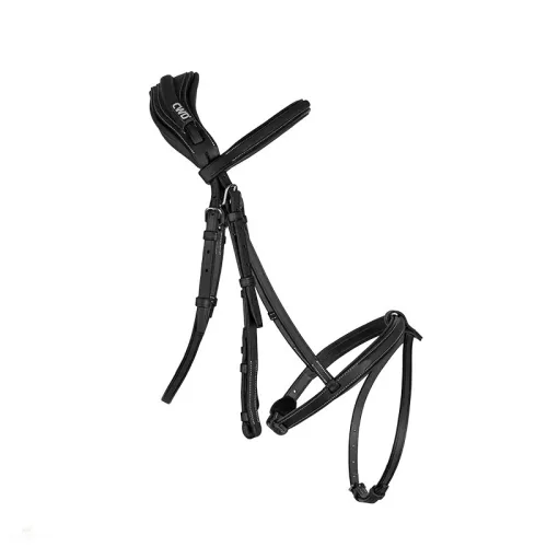 CWD Anatomic French Noseband Kantár, Fekete